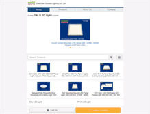Tablet Screenshot of led-flatpanellights.com